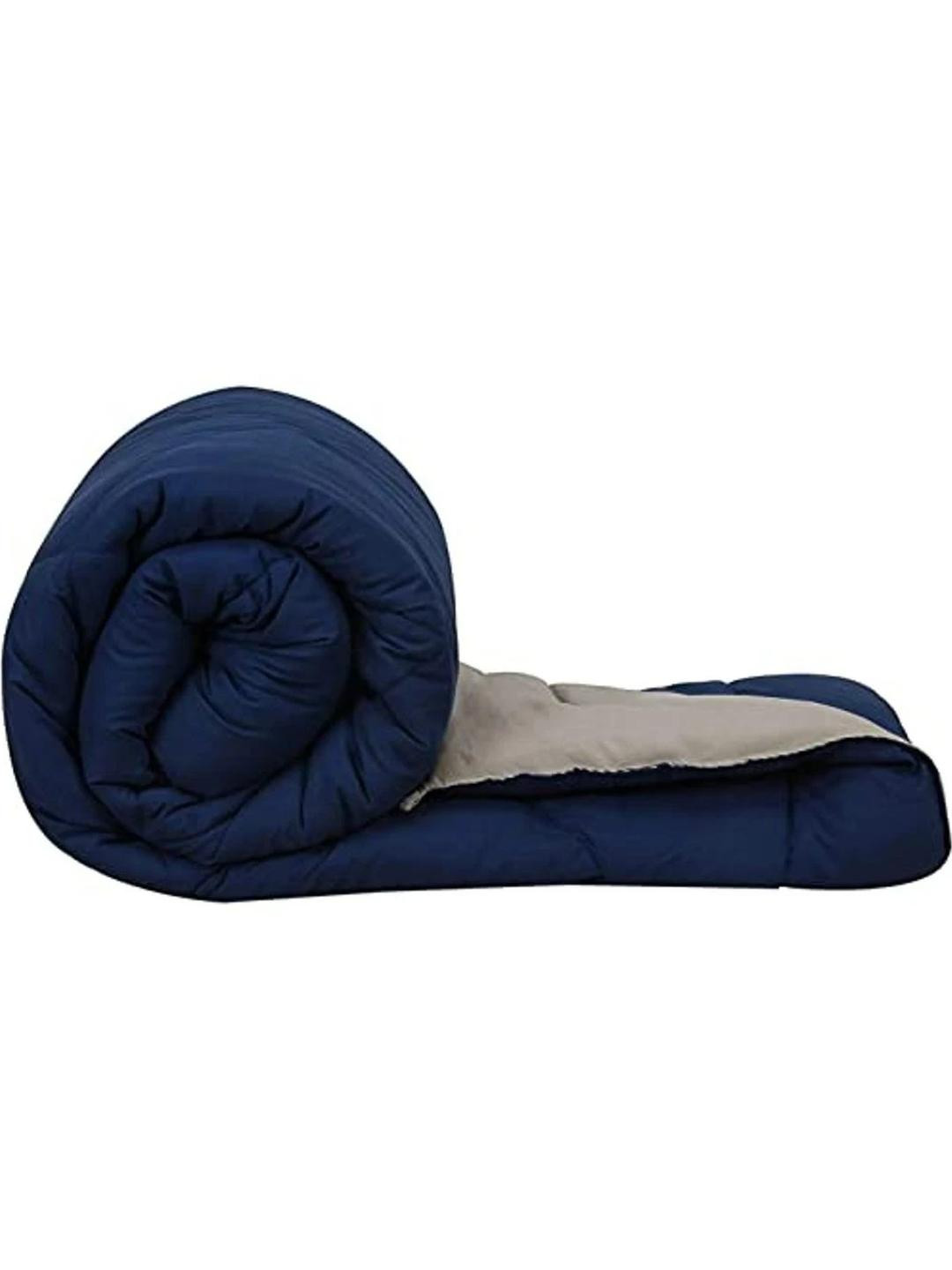 Doristyle Multi 250 GSM Checked Microfiber Double Bed Comforter