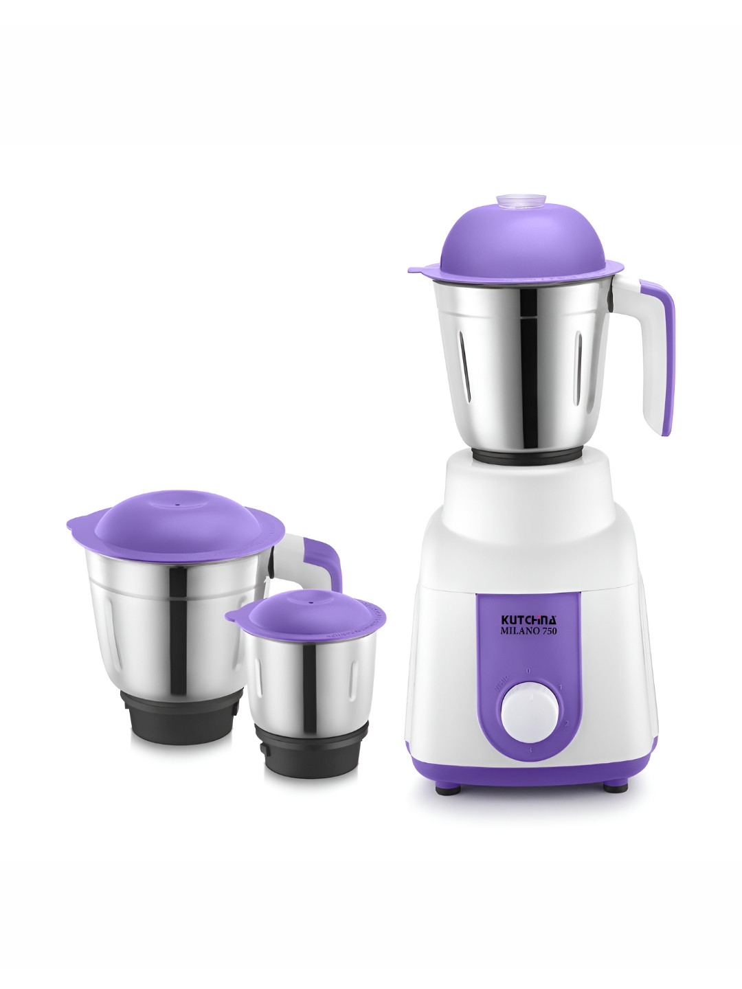 Kutchina Milano Purple Wet And Dry Grinder With Juicer Mixer Grinder 750 Watt