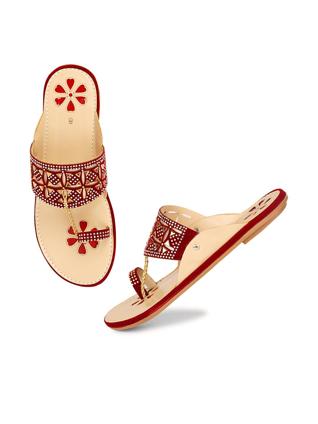 Shoegazing Sandals for Women | Daily Use Branded & Stylish Slippers Chappals| Kolhapuri Flat Party wear Chappals for women