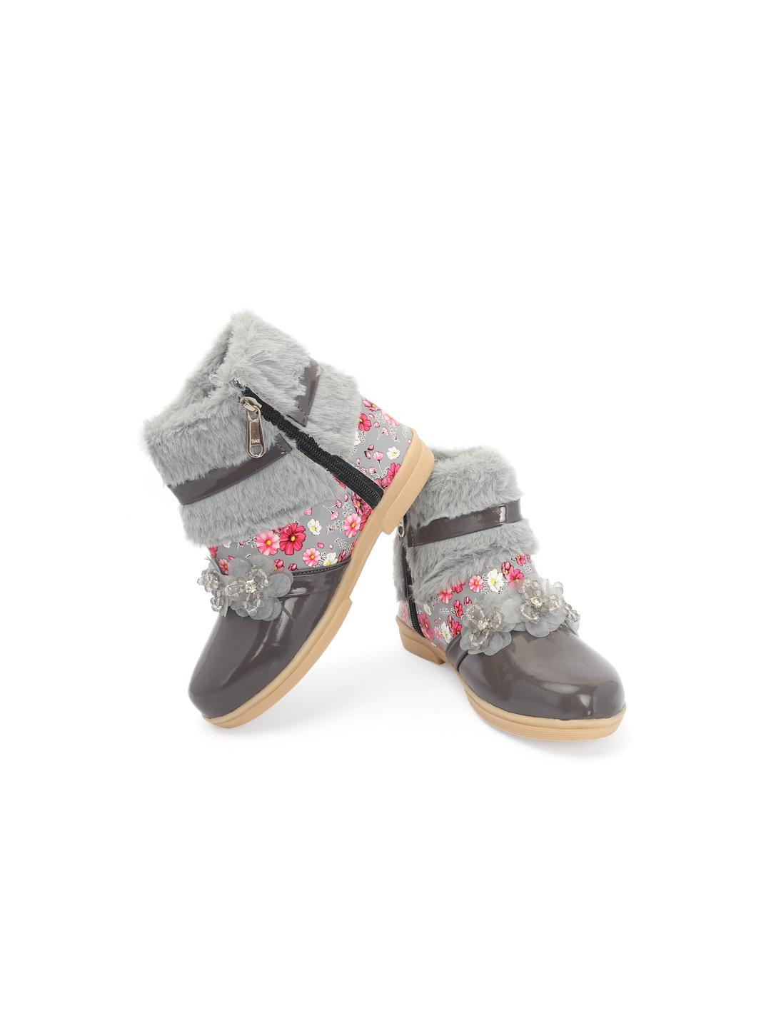 Freeplay Girls Floral Printed Boots