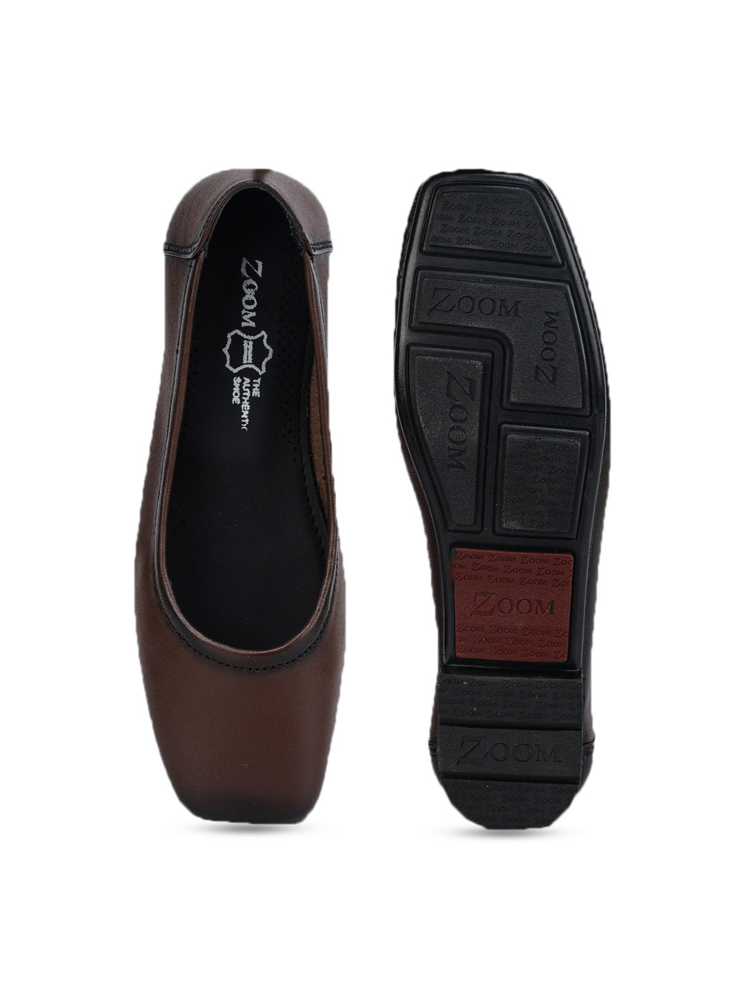 Zoom Shoes Square Toe Ballerinas