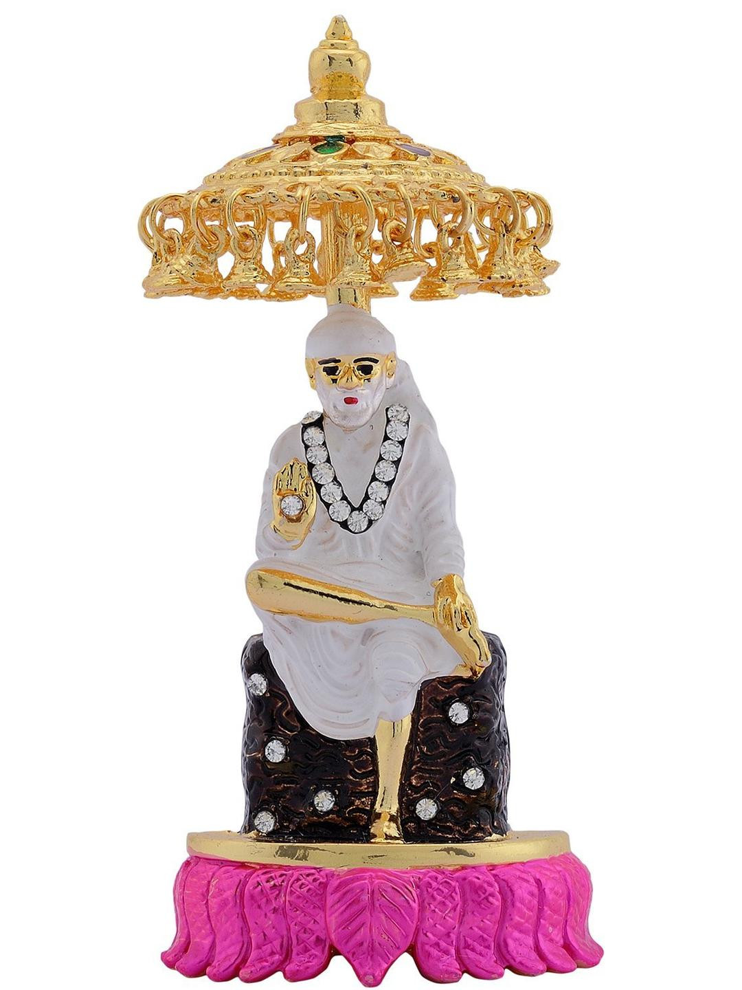 Kulin White Metal Religious Figurine Showpiece