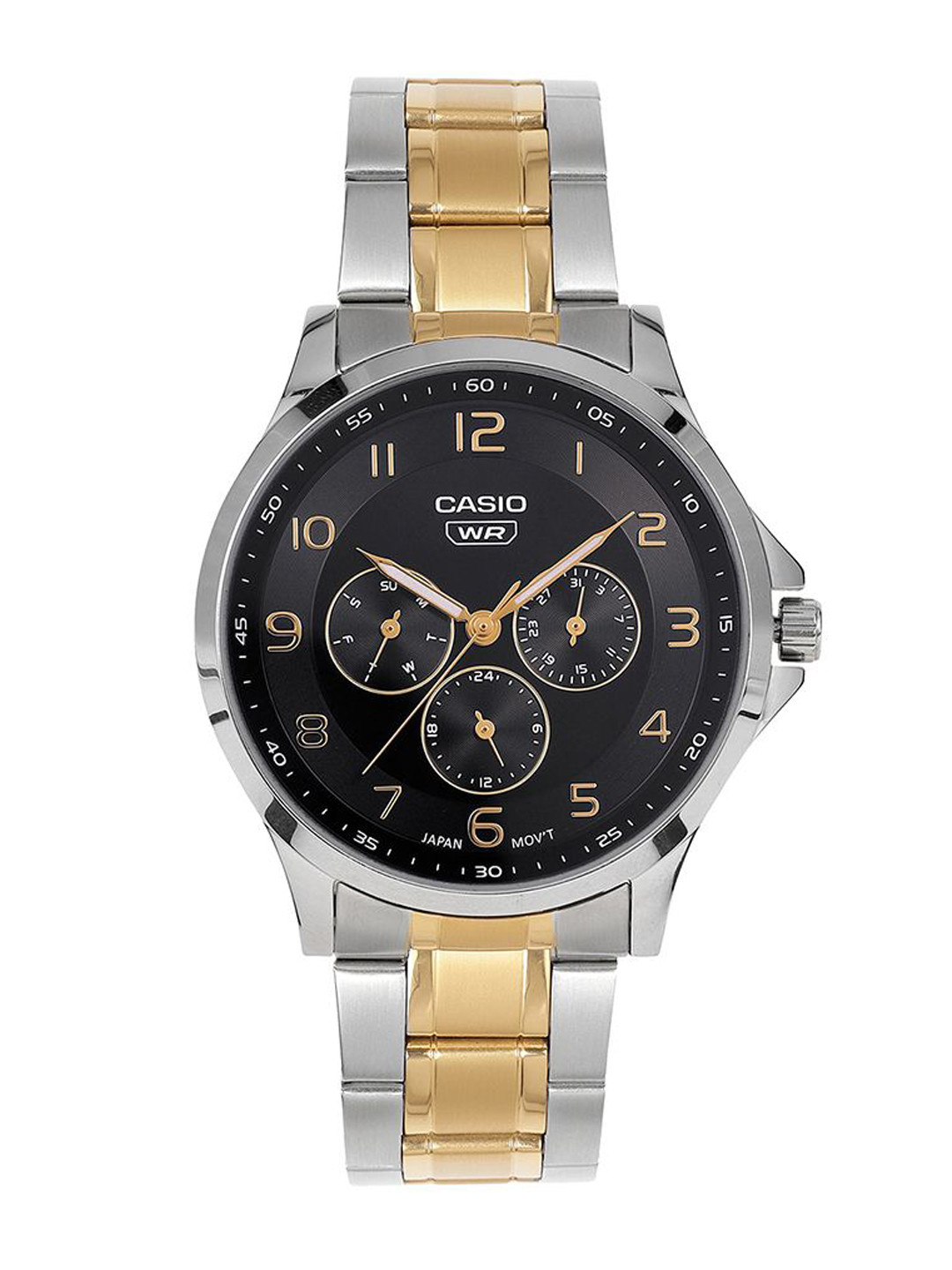 CASIO Men Dial & Stainless Steel Bracelet Style Straps Analogue Watch A2452