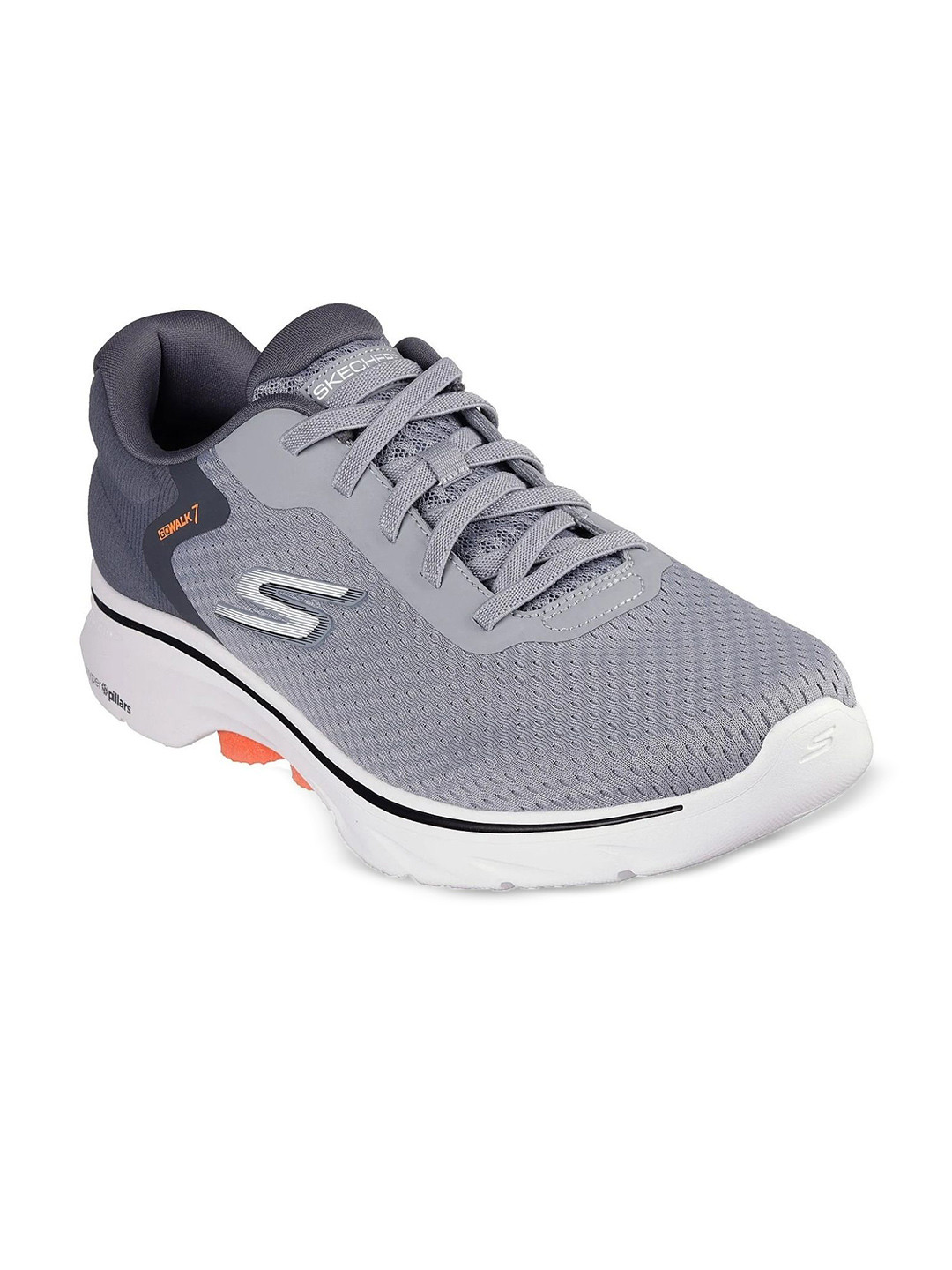 Skechers Go Walk-7 The Construct Men Non-Marking Mesh Running Shoes