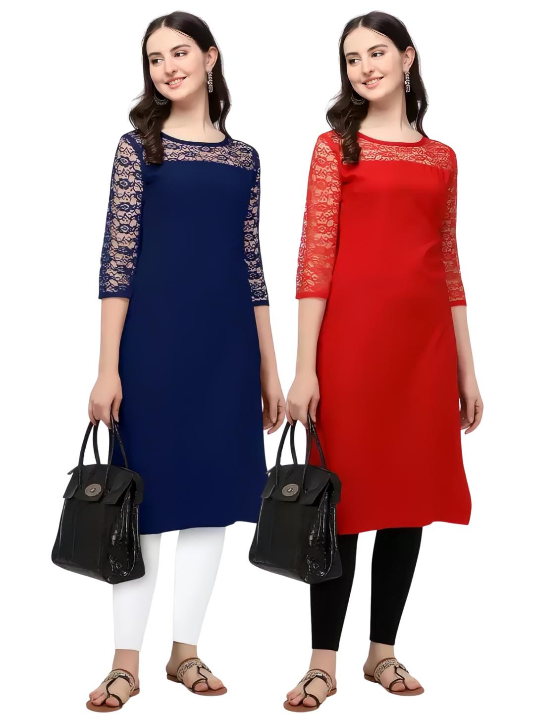 HIALTO Women Red Other Kurtis