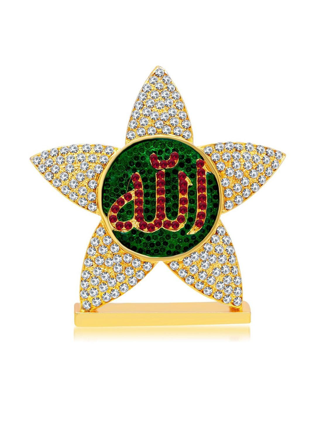 Kulin Green Stone Symbol Showpiece