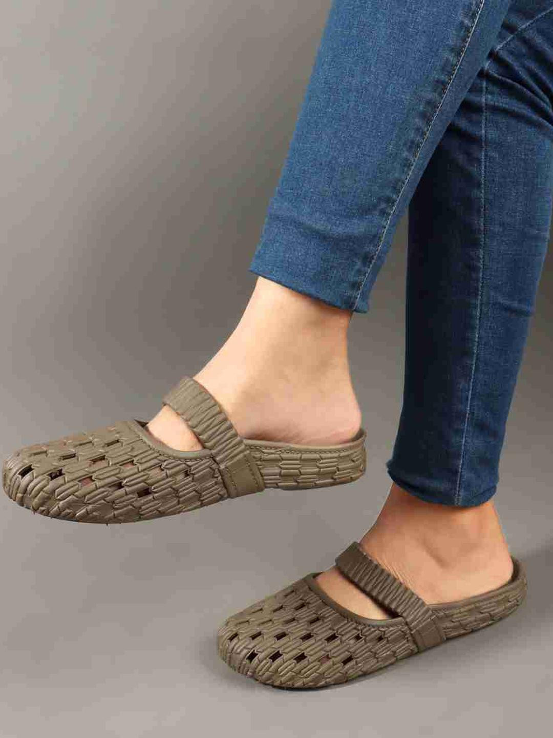 Brofoot Women Brown EVA Flip Flops