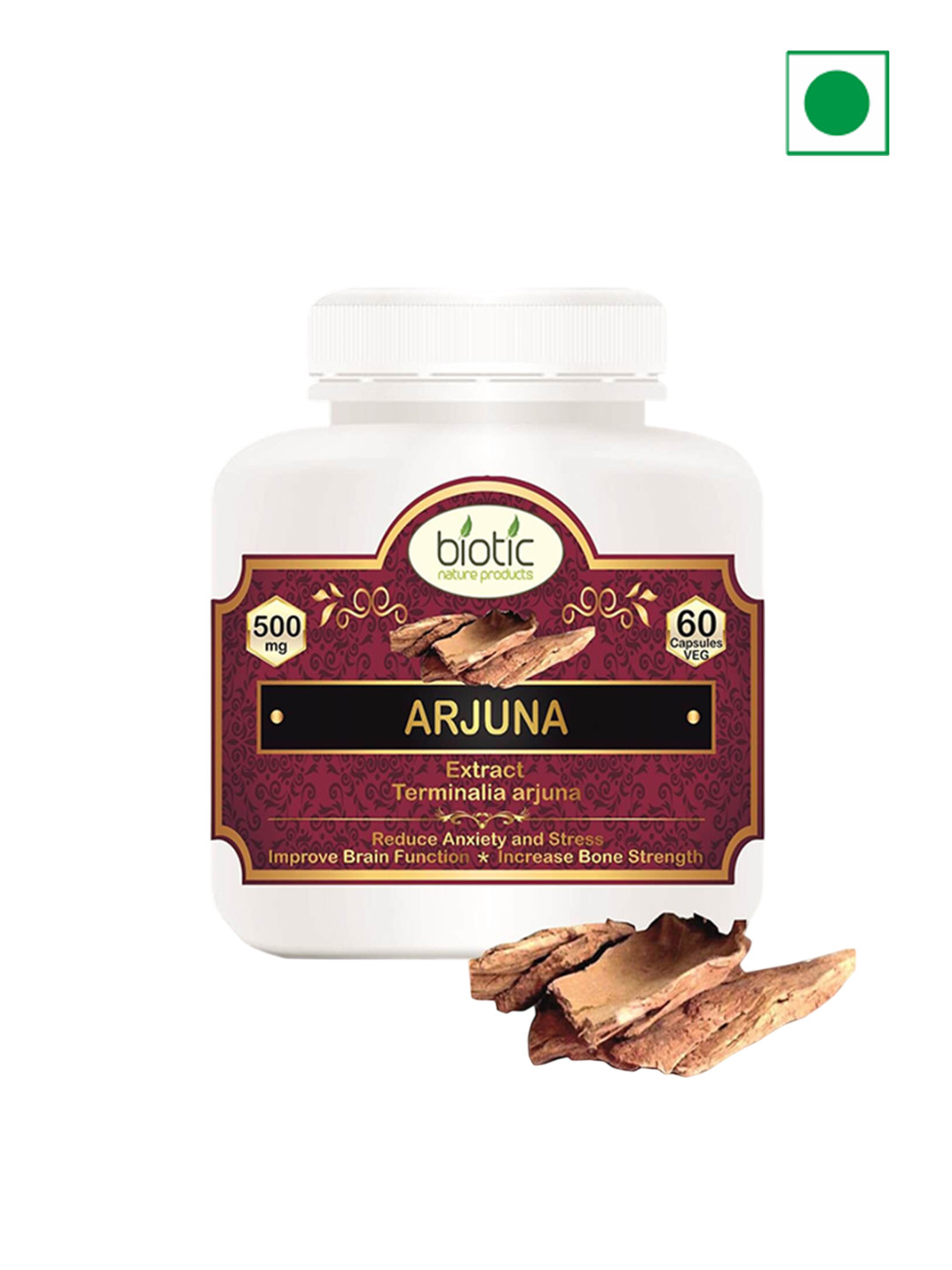 Biotic Arjuna Capsules - 60 Capsules