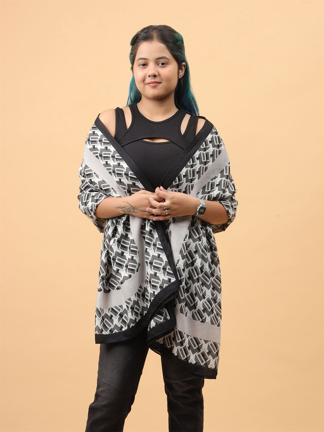 Moda Chales Printed Cotton Long Scarf