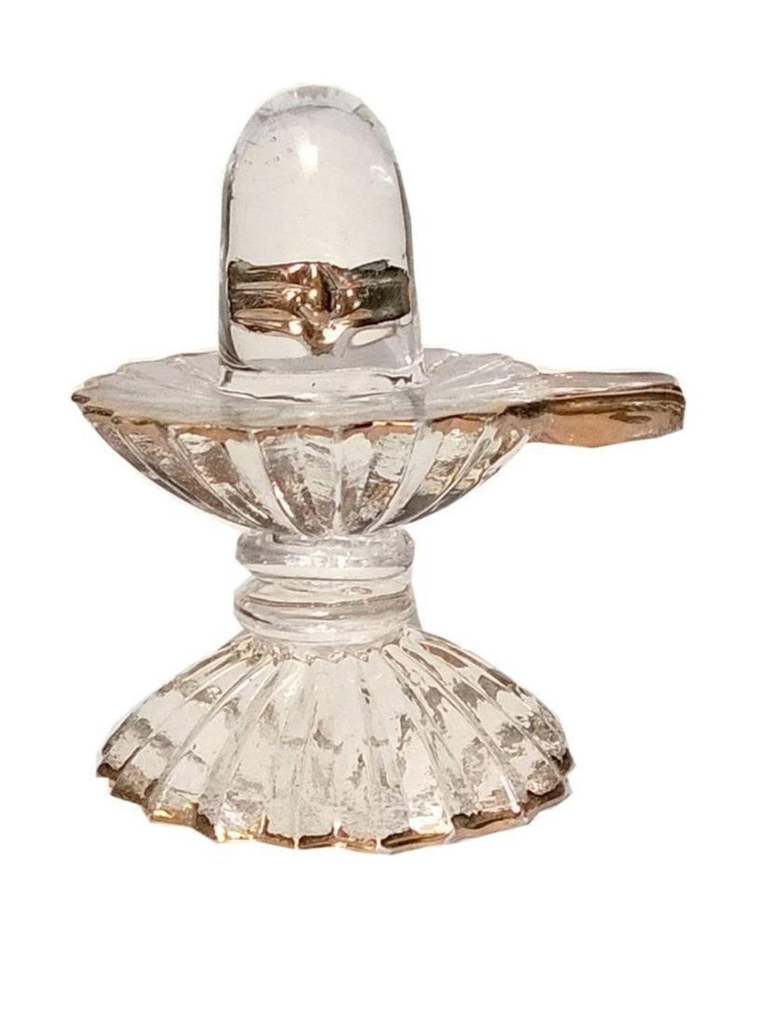 SOMIL Transparent God shivling Idol Showpiece
