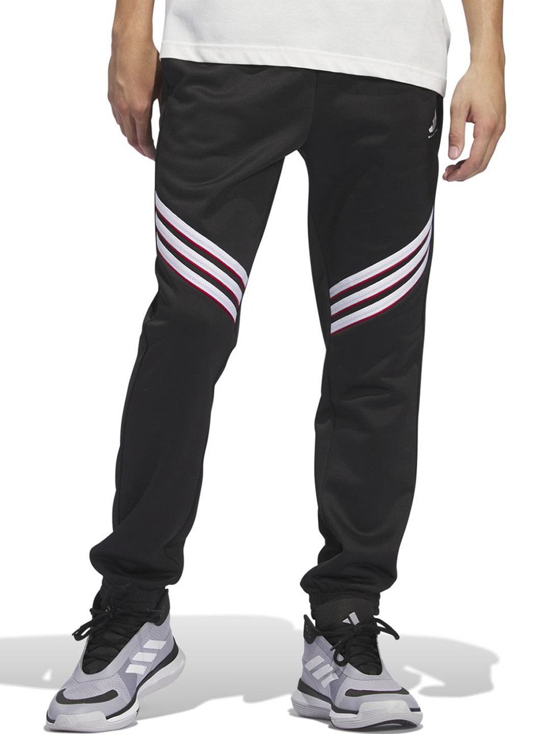 ADIDAS Originals Men Striped Mid-Rise Joggers