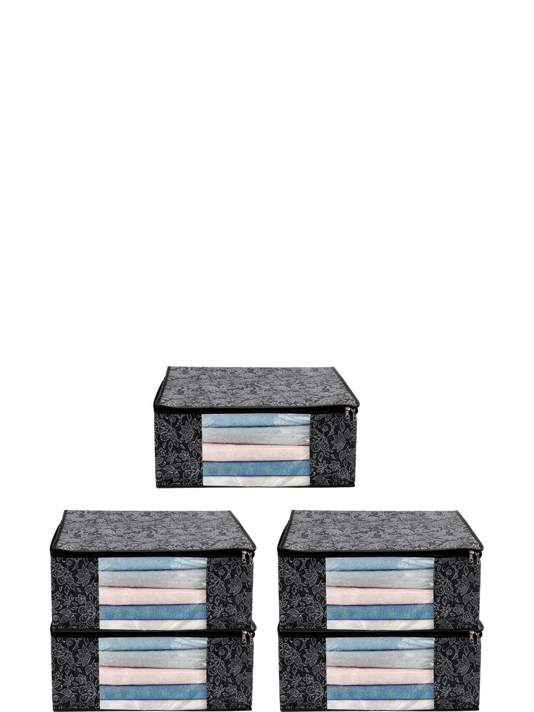 AMAK INC Black Fabric Multi-Utility Wardrobe Organisers