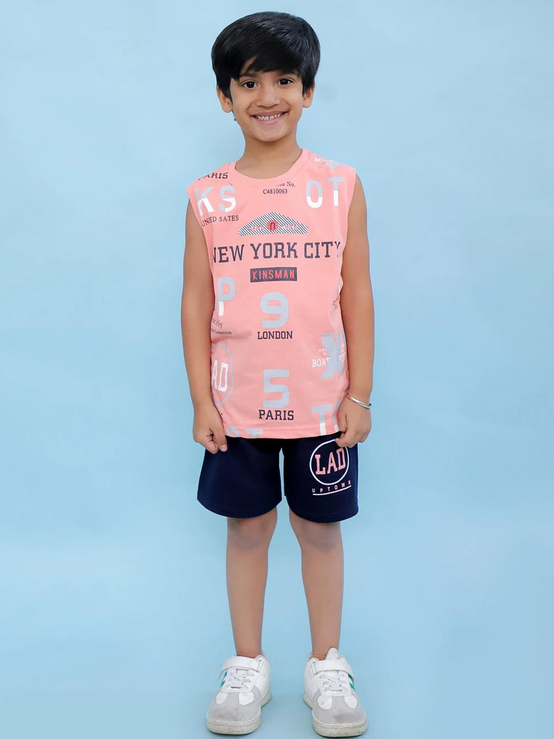 CHANDRIKA Boys Rose Clothing Set