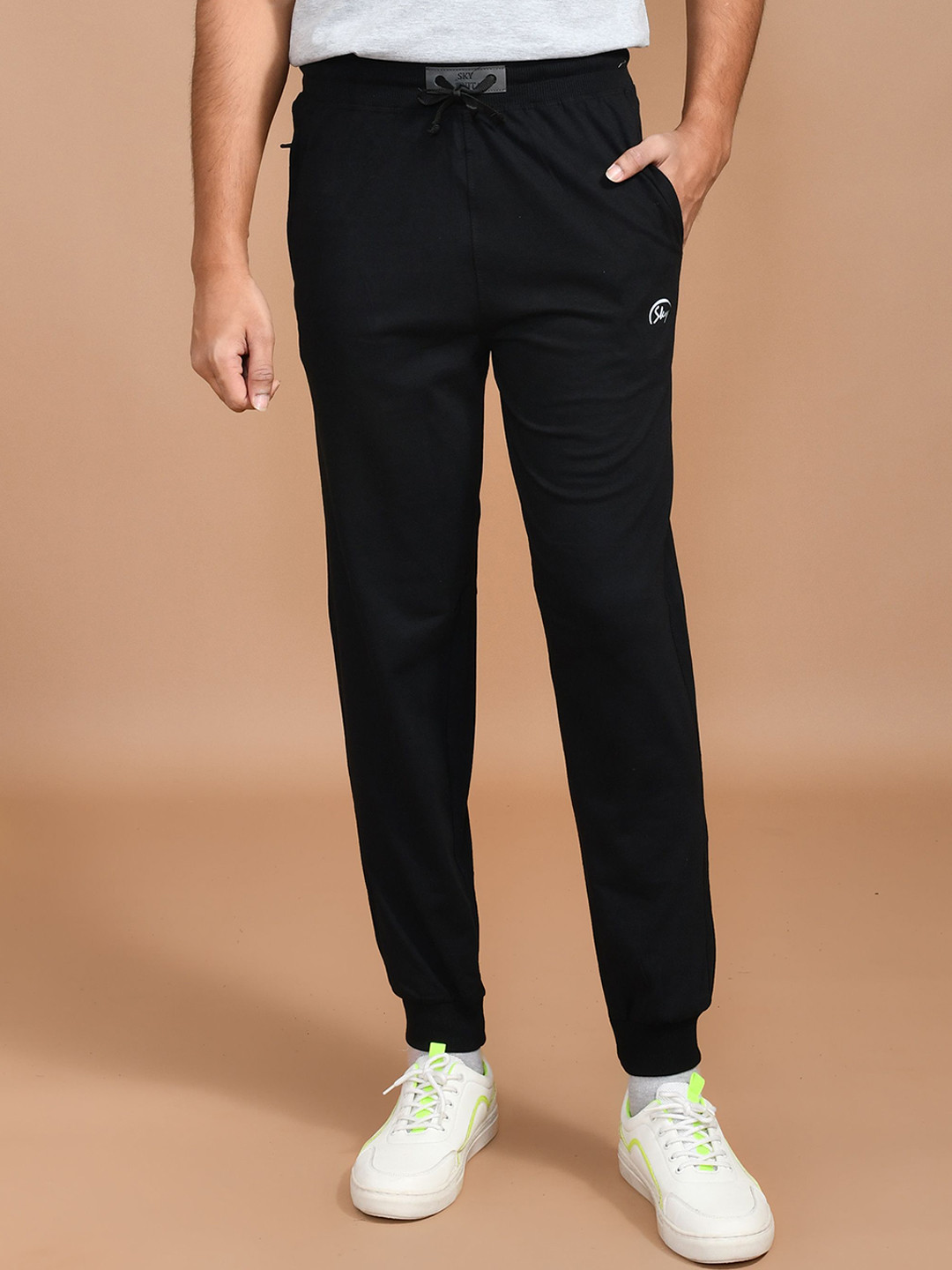 SKYKNIT Men Relaxed-Fit Cotton Joggers