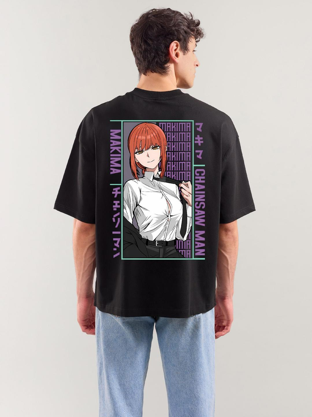 MEGAKART Makima Edition Dark Aesthetic Anime Streetwear T-shirt