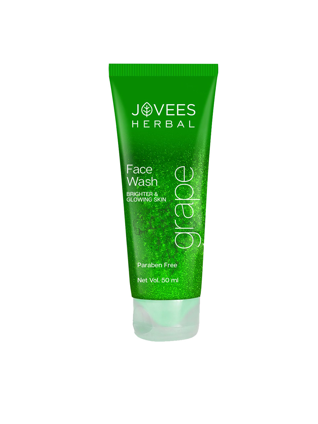 Jovees Grape Face Wash With Orange Peel Extracts For Brighter & Glowing Skin - 50 ml