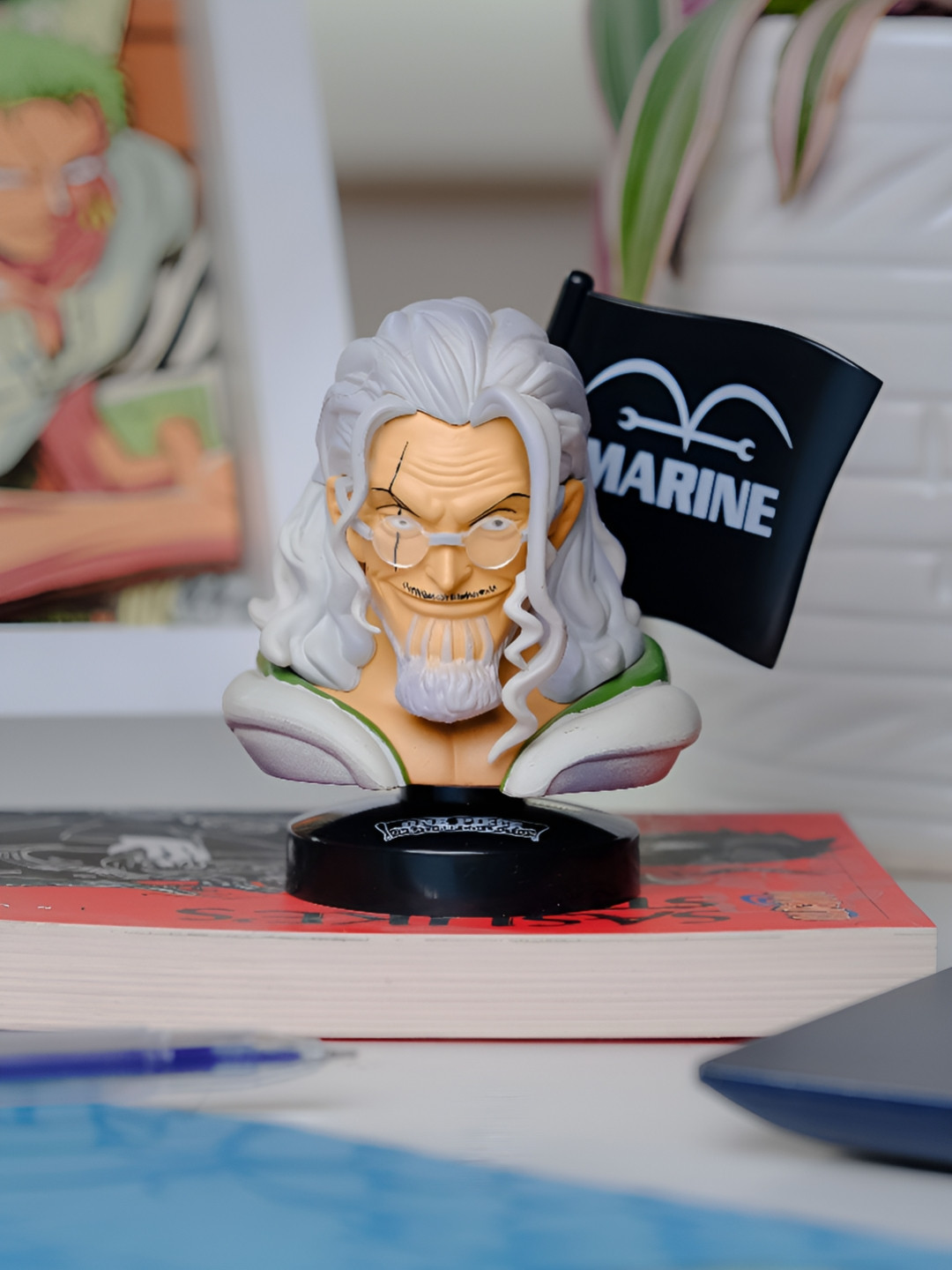 COMICSENSE One Piece Anime Dark King Wanted Head Action Figure