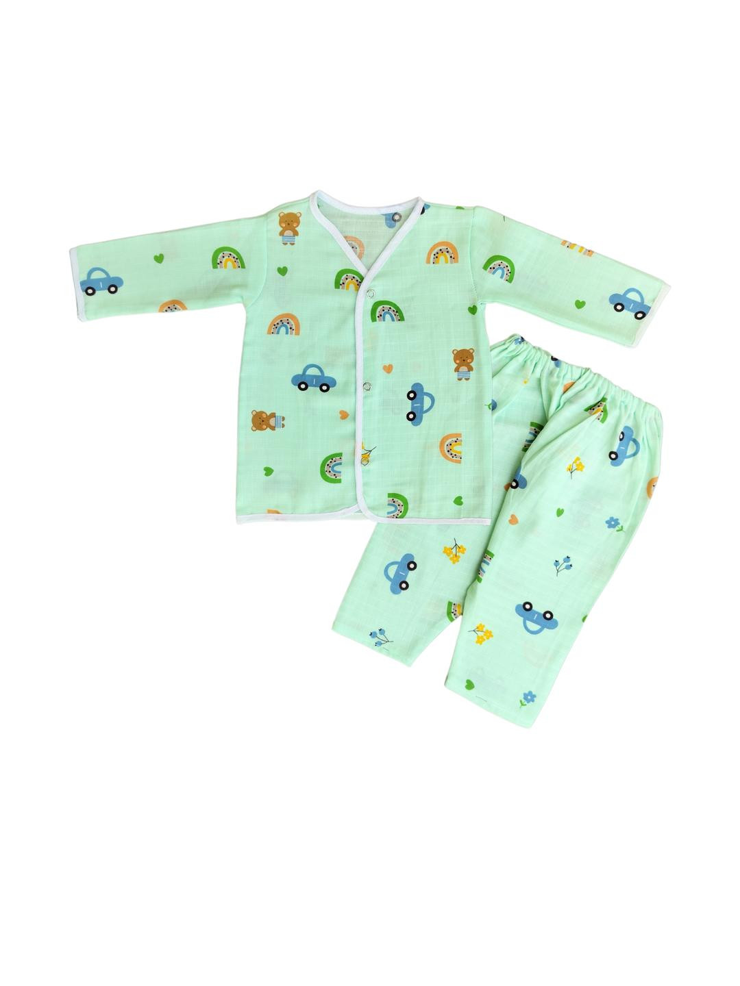 junior drive Make Your Baby Comfortable... Kids-Unisex Pure Cotton Night suits