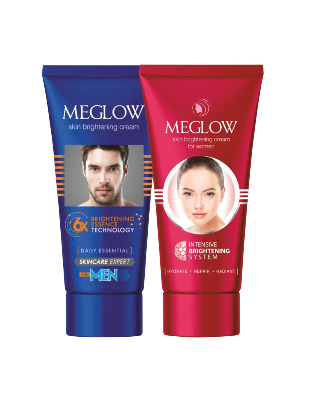 MEGLOW Set Of 2 Skin Brightening Cream For Men & Women - 50 g Each