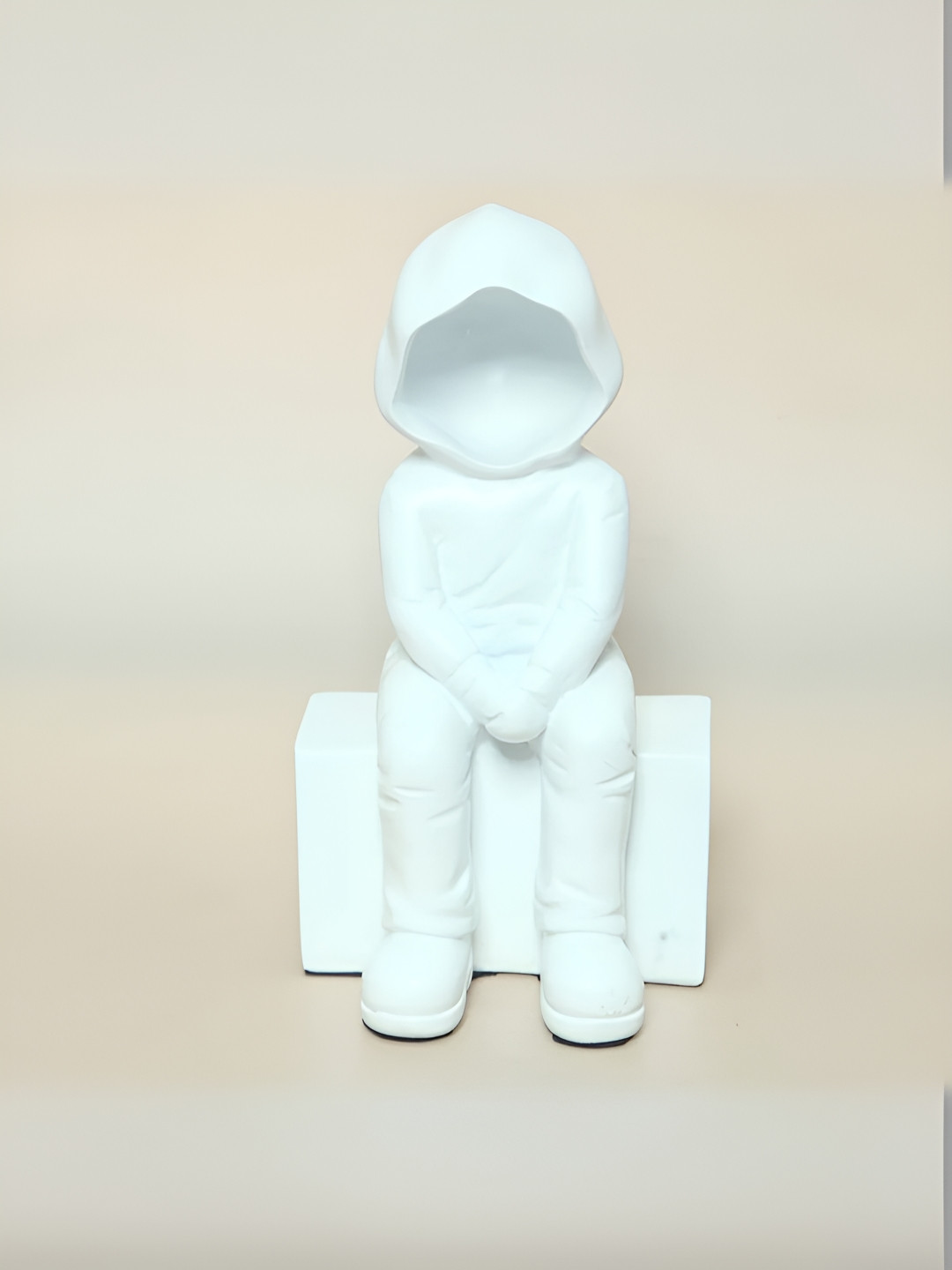 SMOKEY COCKTAIL White Figurine Showpiece
