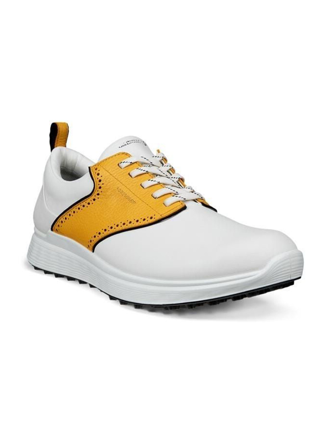 ECCO Men Leather Lace-Ups Golf Non-Marking Sports Shoes