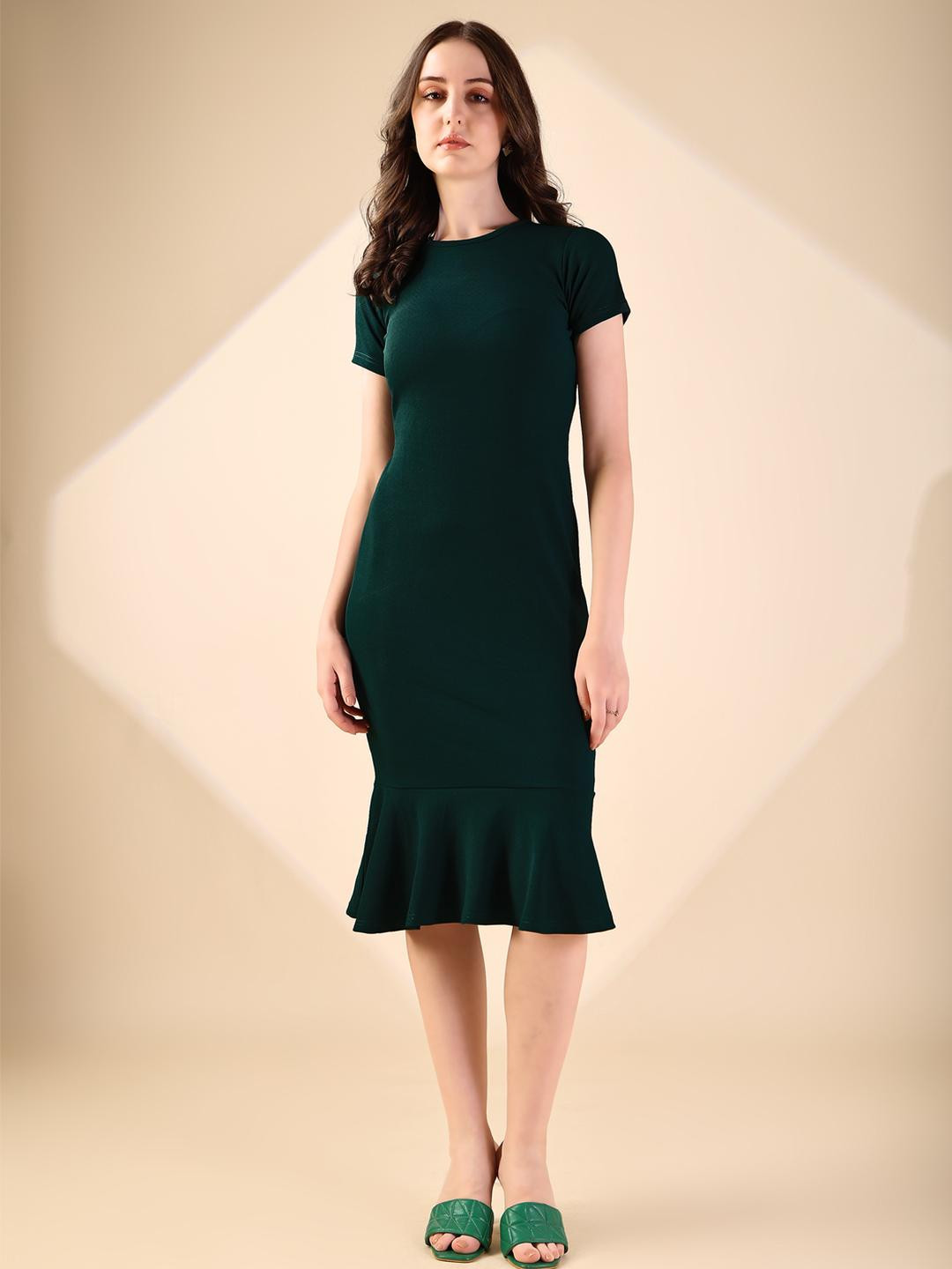 MILOST Women Green Dresses