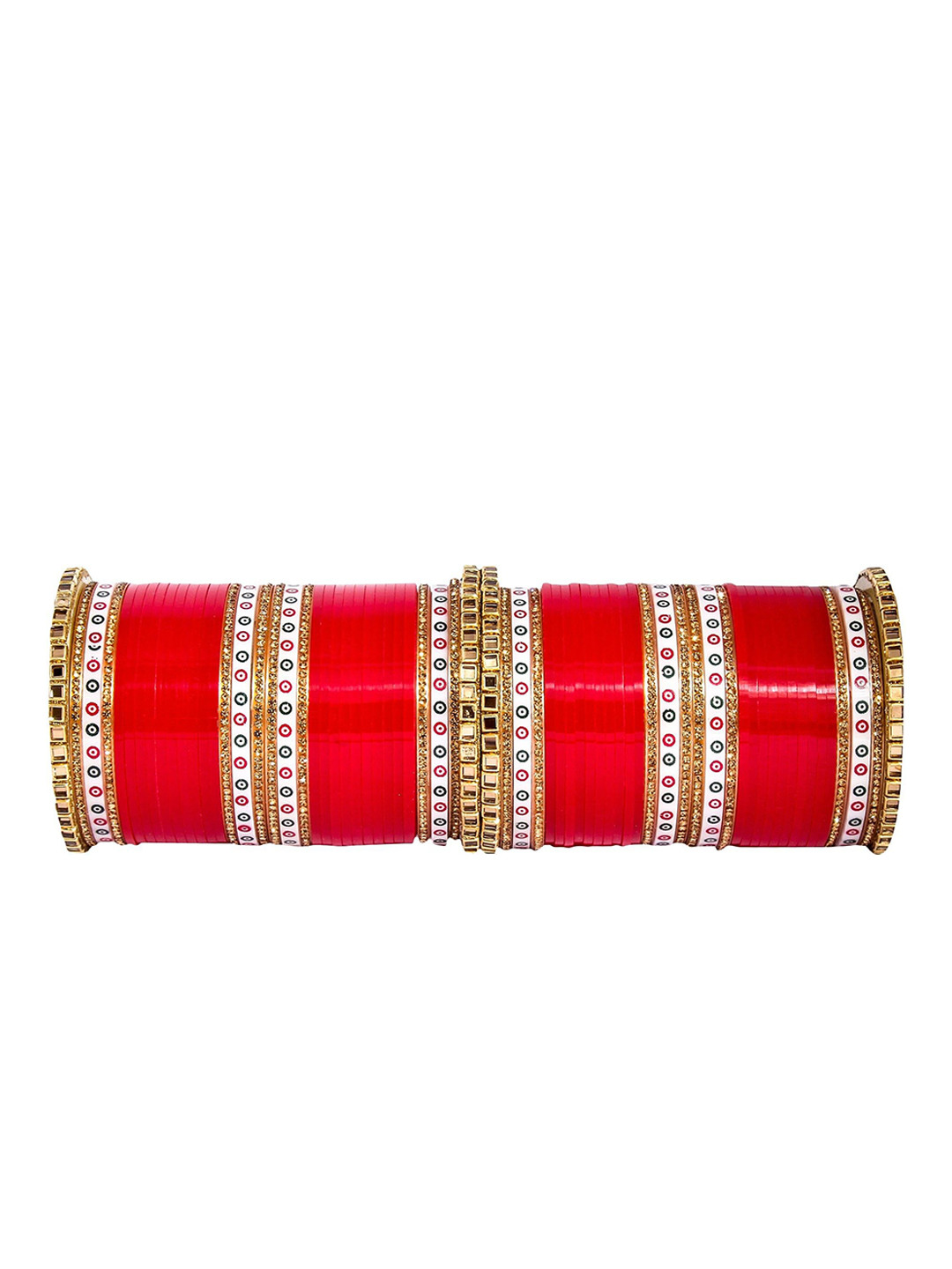 Shopmart Set Of 70 Stone-Studded Bangles