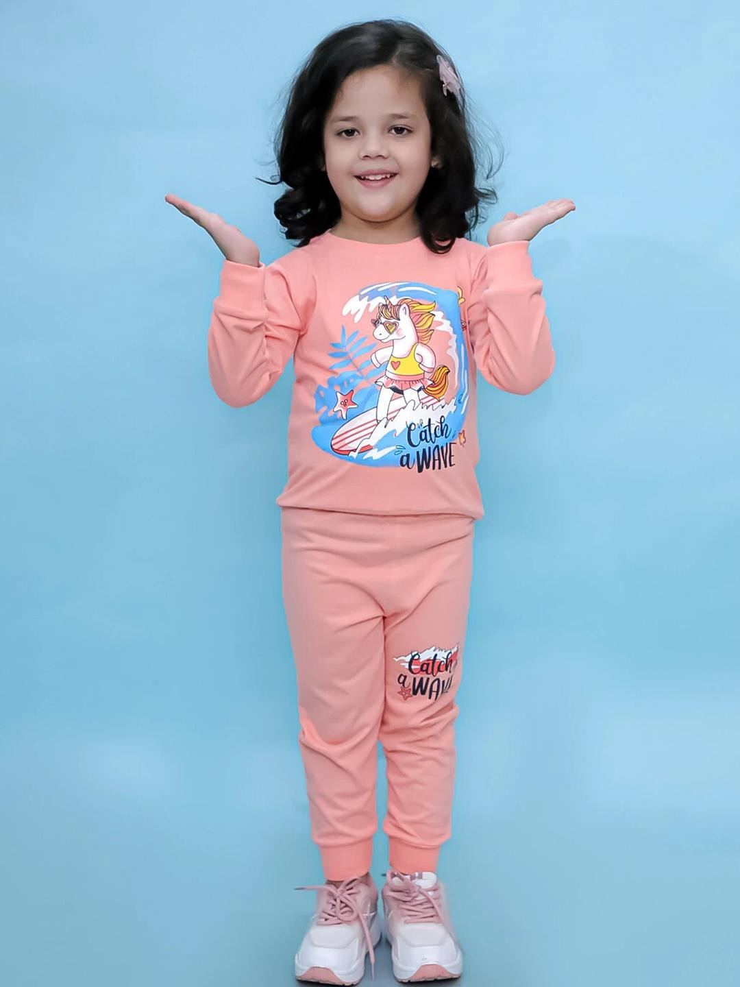 CHANDRIKA Girls Rose Clothing Set