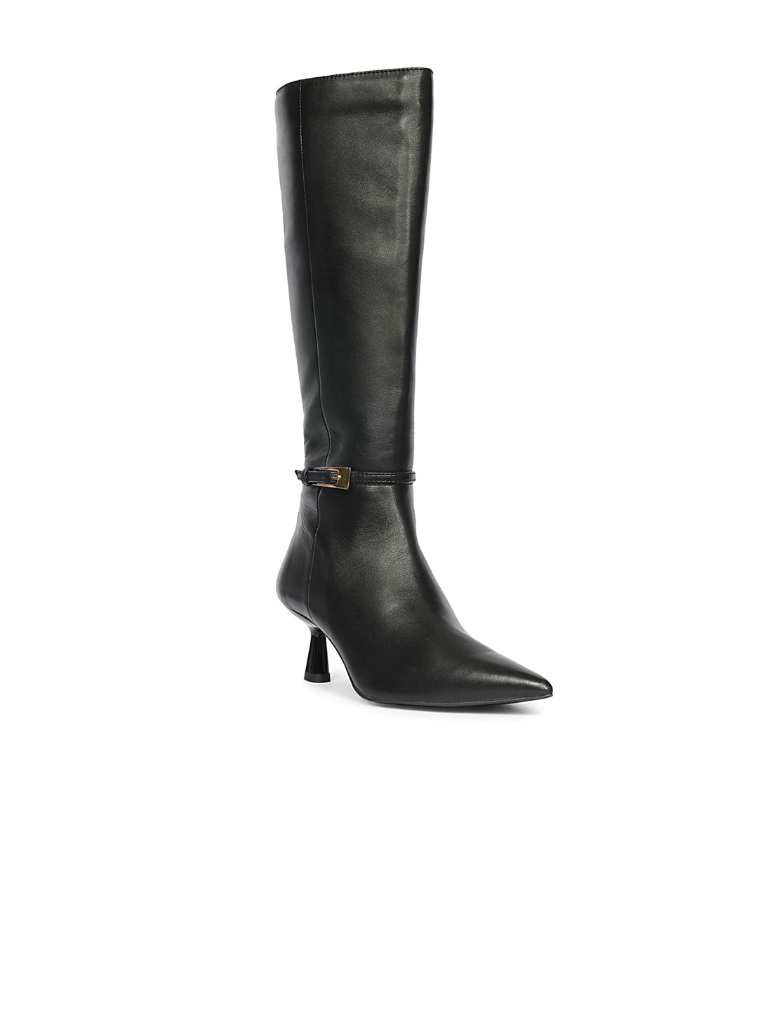 Saint G Women Leather Ankle-Length Slouchy Boots