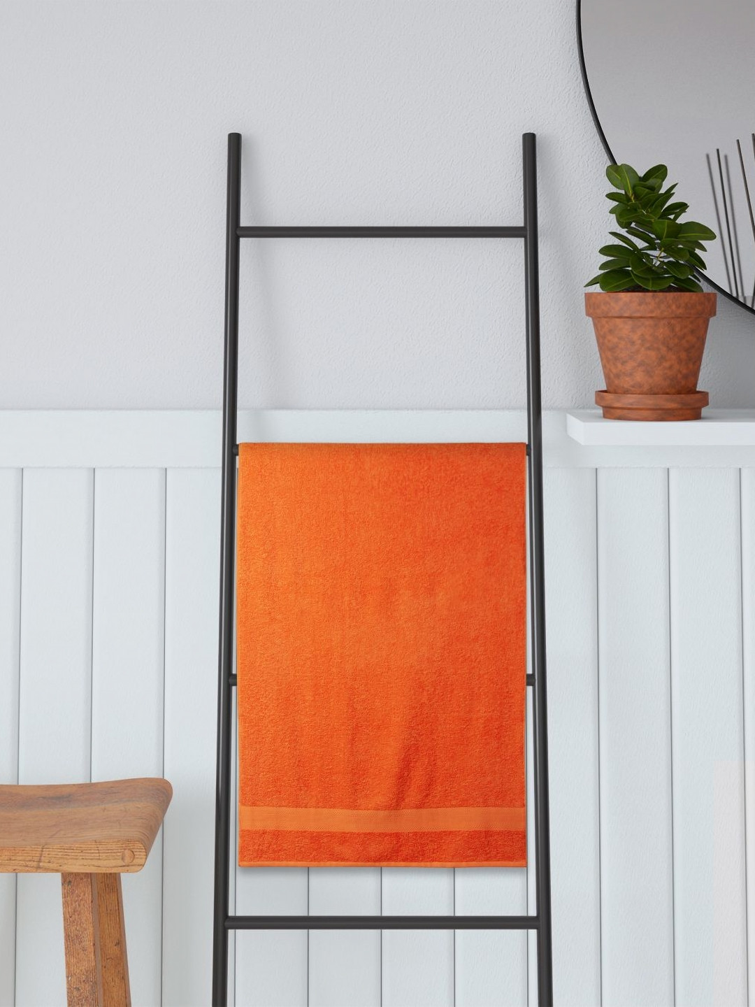 Portico SkyEdge Orange Cotton 410 GSM Bath Towel