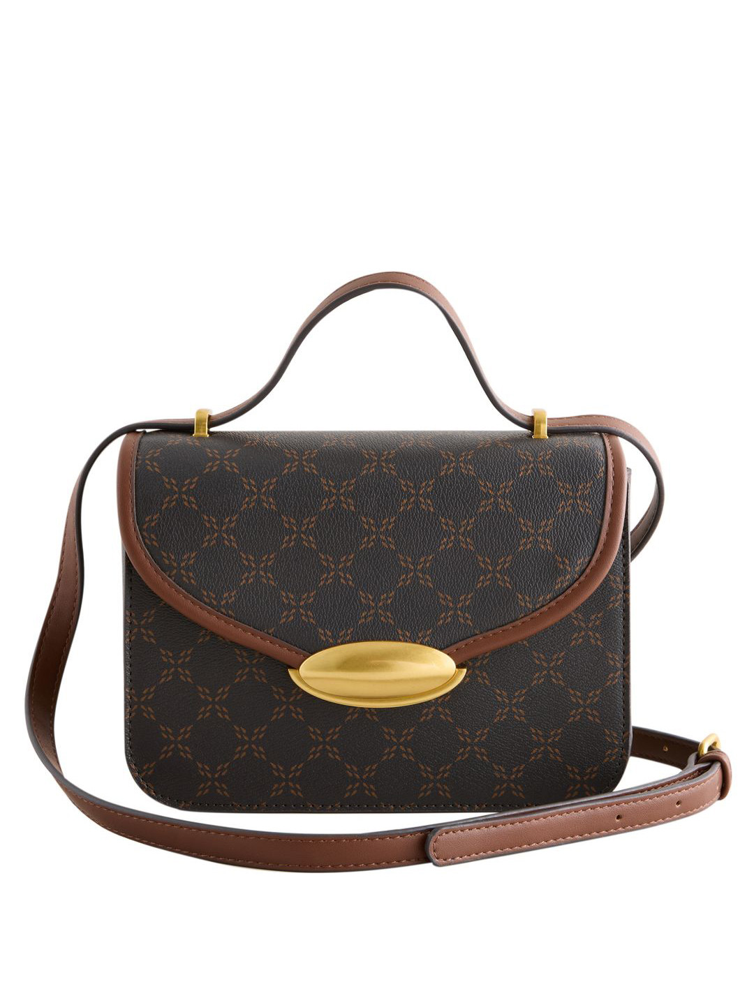 NEXT Brand Logo Printed Crossbody Sling Bag