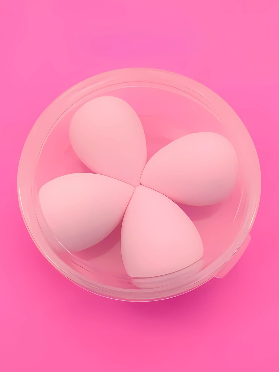 KOLORUP BEAUTY Set Of 4 Premium Teardrop Makeup Sponges With Case