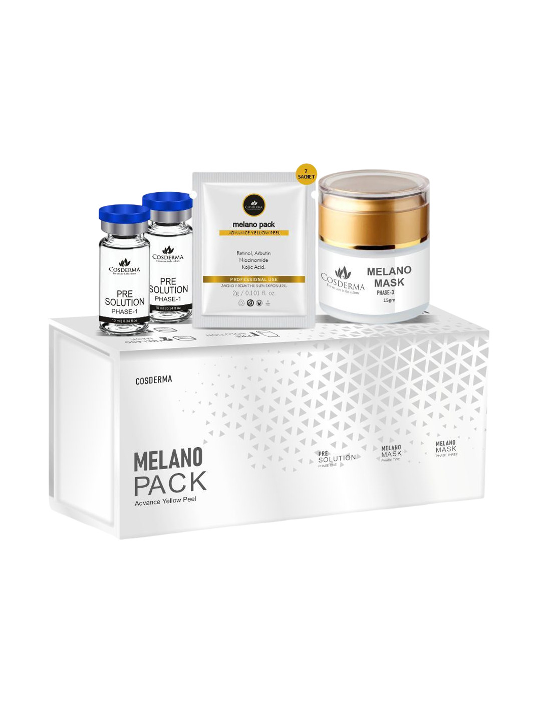 COSDERMA Advanced Yellow Peel For Effective Skin Lightening- 37 g