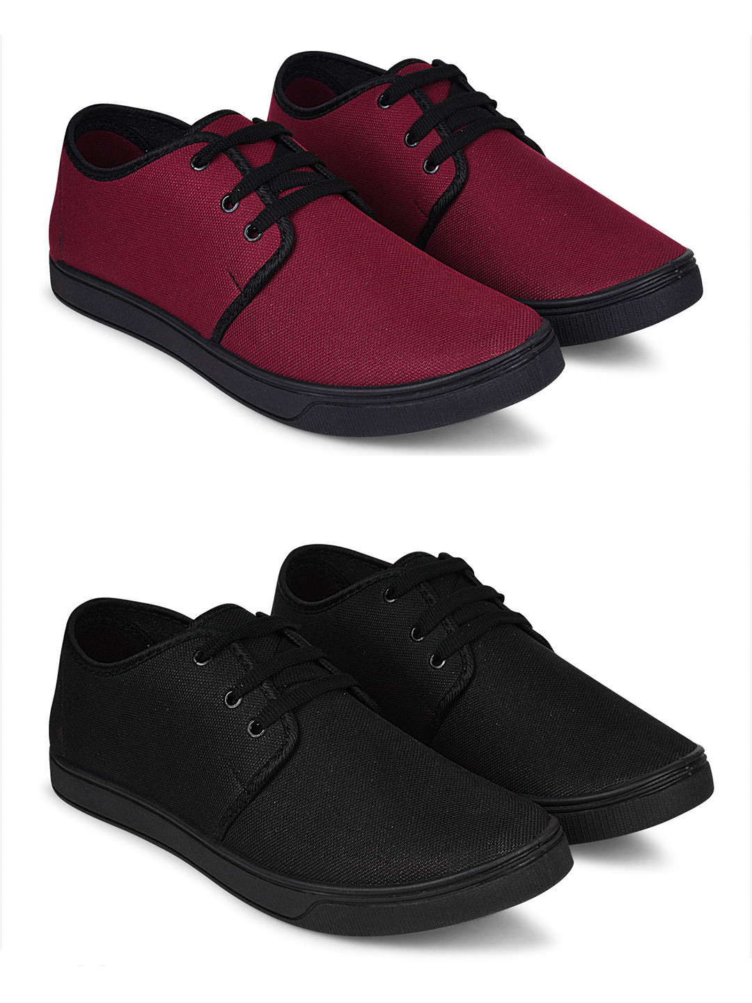 Spotwalk Men Set Of 2 Mesh All-Rounder Running Shoes