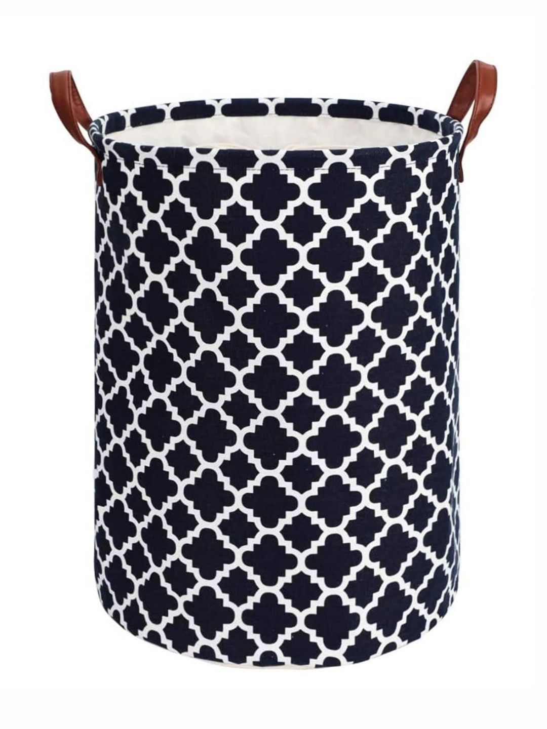 FAVRIA Black & White Printed Foldable LaundryBag 45L