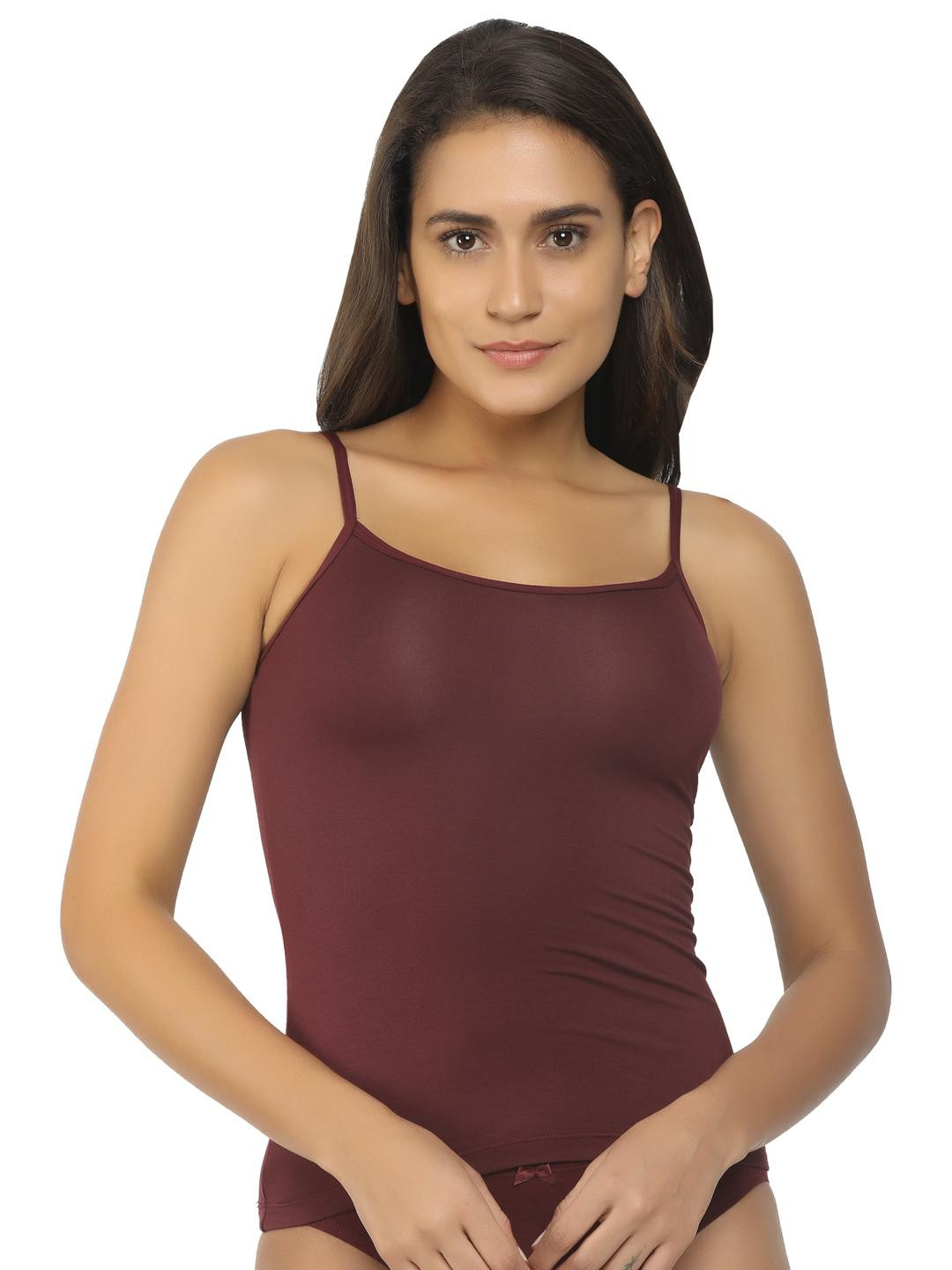 Micro Modal Adjustable Strap Spagetti Camisole Slim Fit UltraSoft
