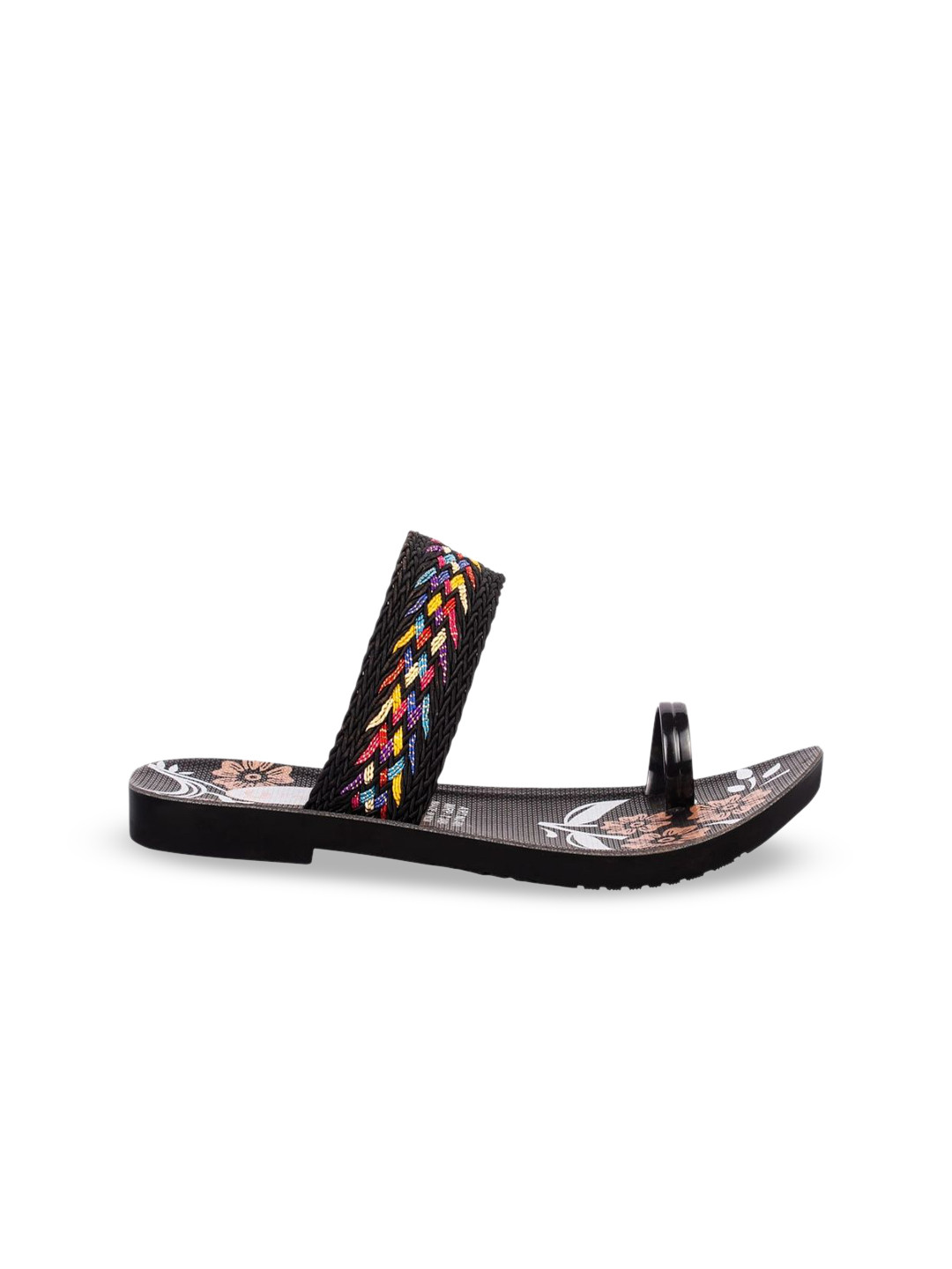FOOT CARE Women Woven Design One Toe Flats