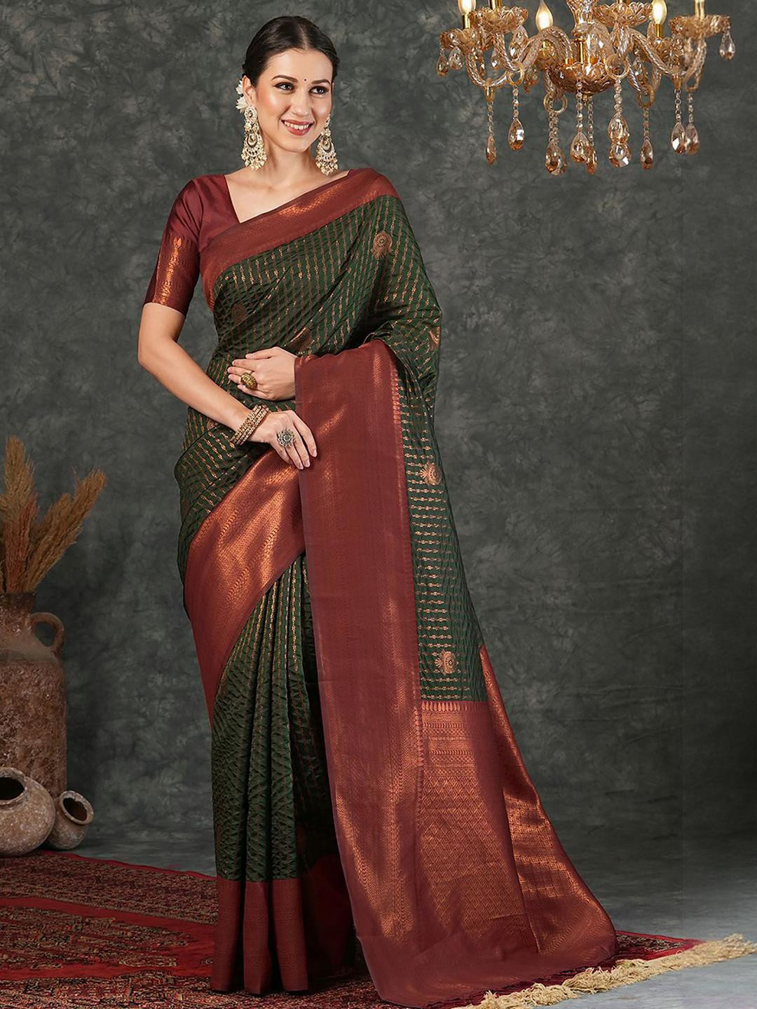 Green Simmba Saree