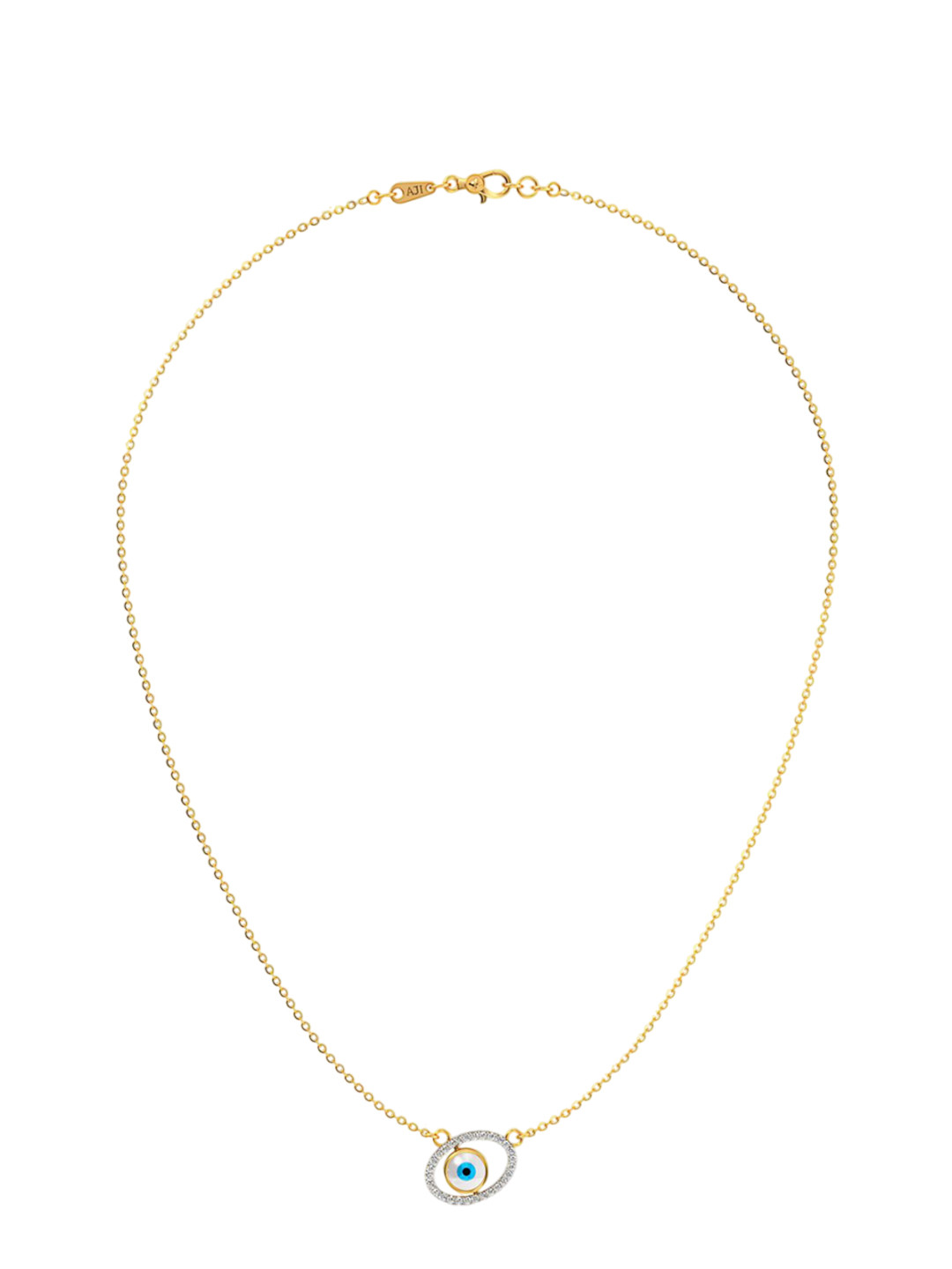 Joyalukkas Women 22KT Twinkle Celestial Shield Evil Eye Necklace Gold