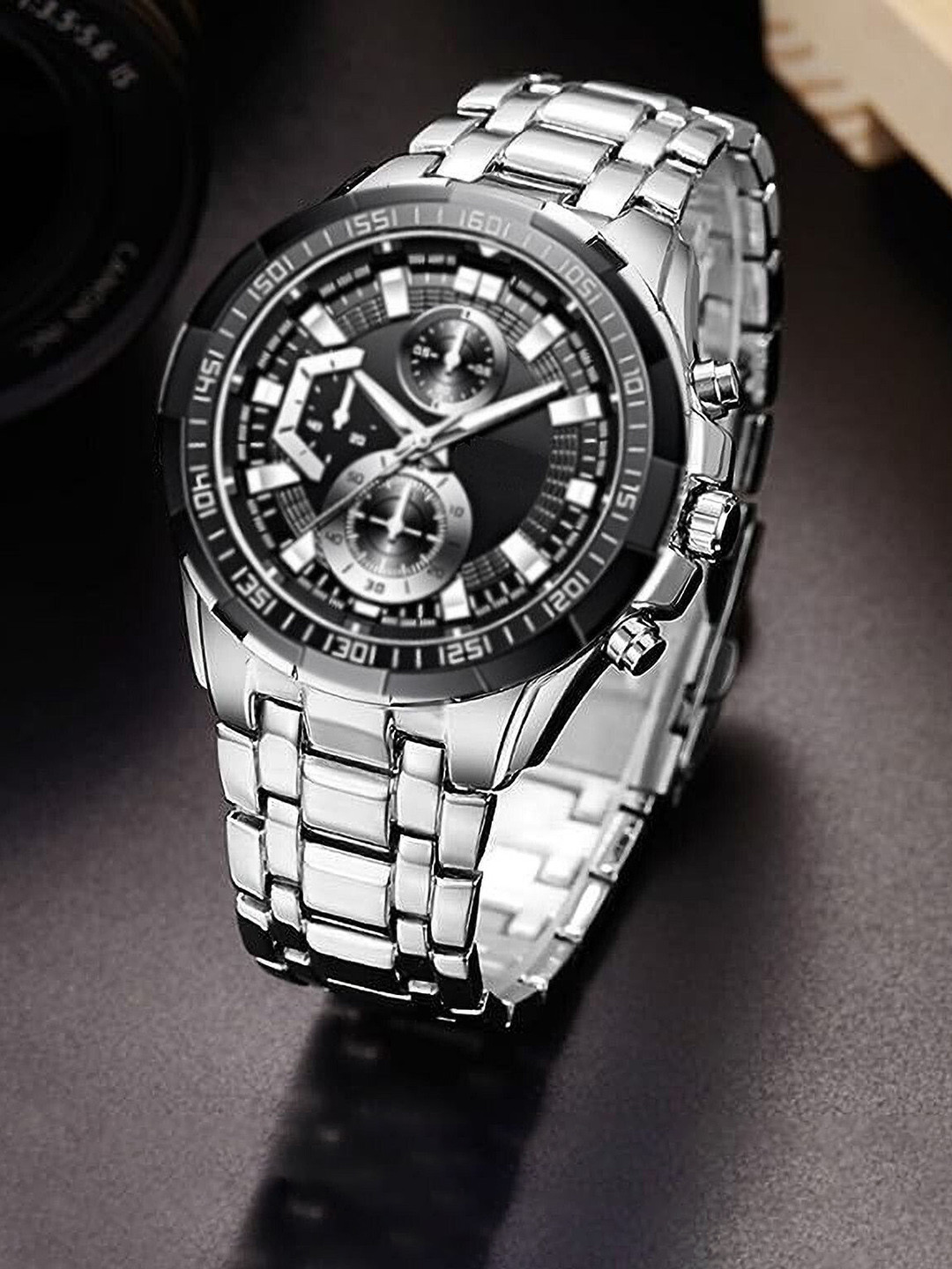 Skylark Boys Stainless Steel Bracelet Style Straps Analogue Watch