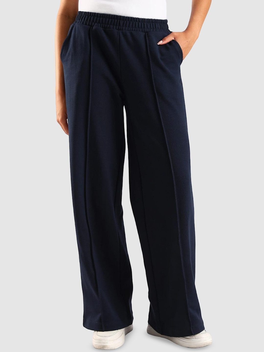 Calvin Klein Jeans Women Wide Leg Mid Rise Trackpants