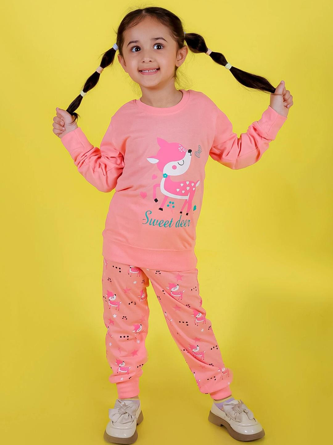 CHANDRIKA Girls Rose Clothing Set