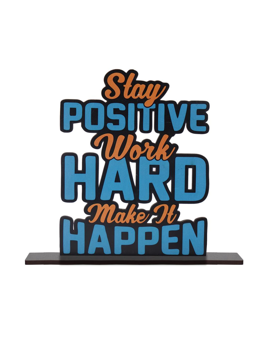 POSITIVE VIBE LIFESTYLE Motivational Quote Wall Decor