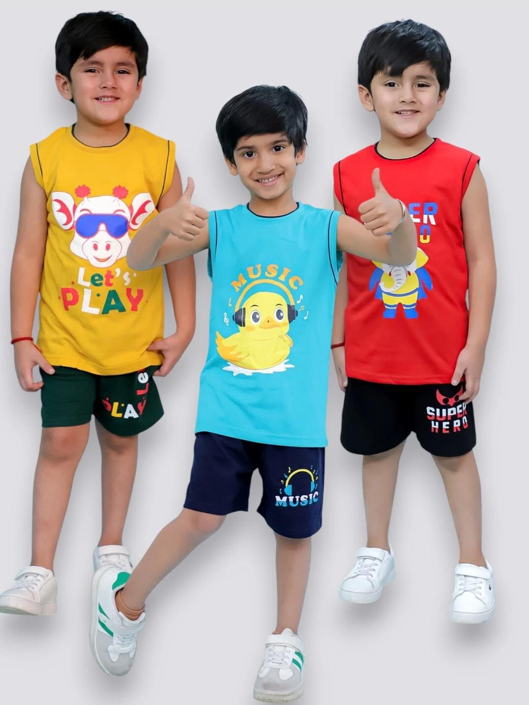 CHANDRIKA Boys Multi Clothing Set