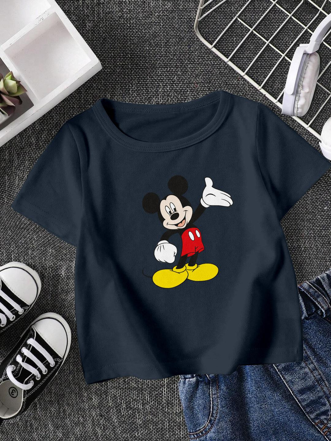 KIDS MICKY MOUSE COLOUR PRINT T SHIRT