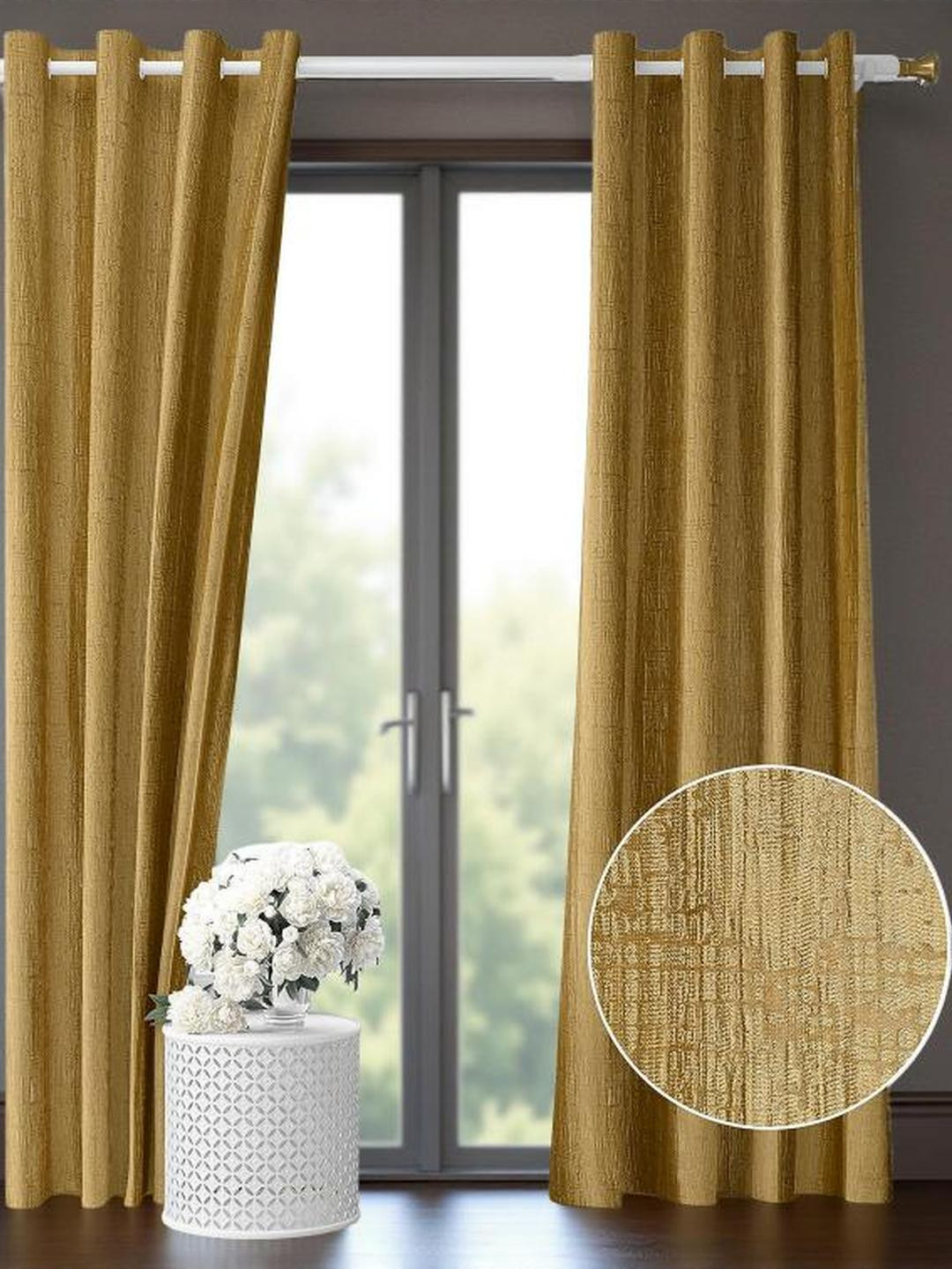 IVAZA Long Door Curtains and Sheers