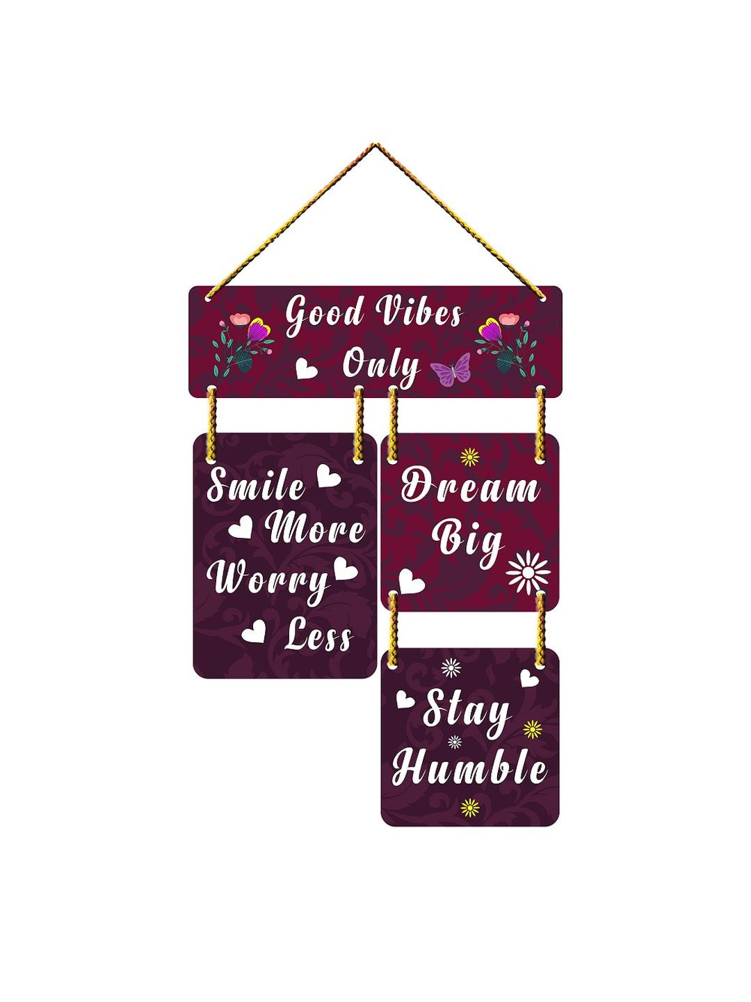 PVL Decorative Hanging wall plaque with motivational quotes