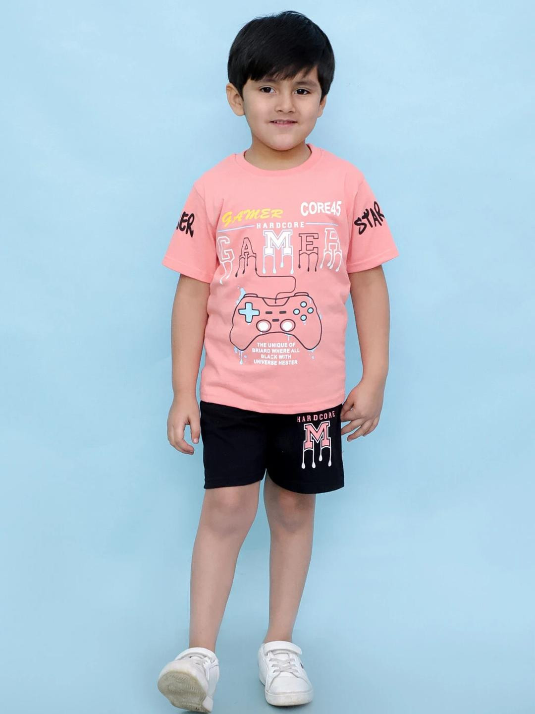 CHANDRIKA Boys Rose Clothing Set