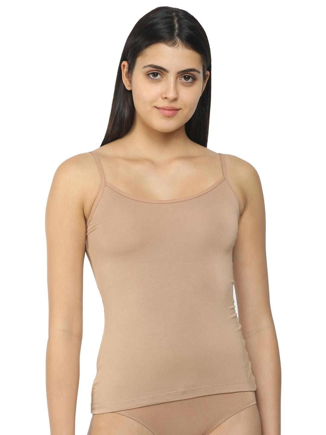 Micro Modal Adjustable Strap Spagetti Camisole Slim Fit UltraSoft