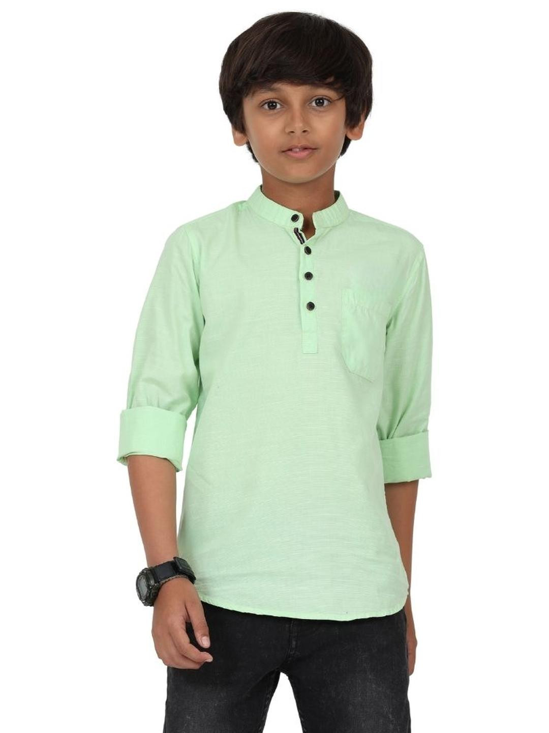 Rocket Science Boys Green Kurtas